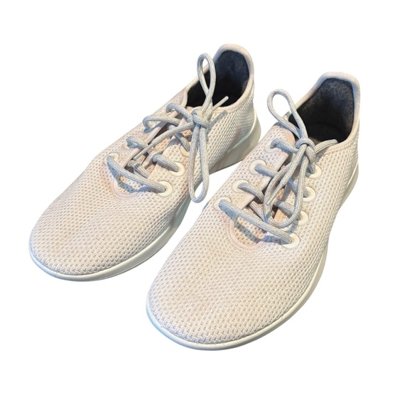 allbirds Shoes - AllBirds Tree Runners TR Women’s Size‎ 10  Lace Up White Chalk Sneakers